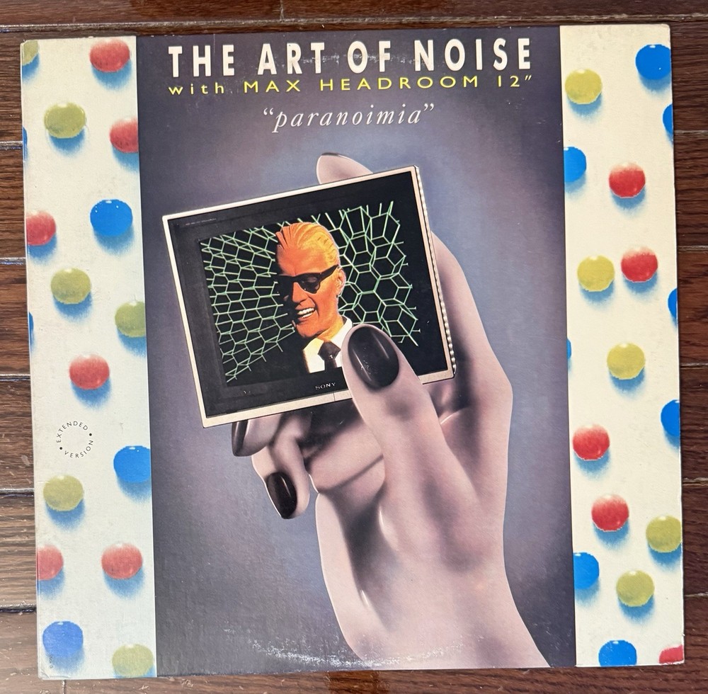 1986 The Art of Noise with Max Headroom Chrysalis Records 4V9 43017 12 Inch LP