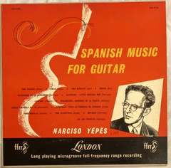 NARCISO YEPES Spanish Music For Guitar UK London Blueback LATIN Acoustic Recital