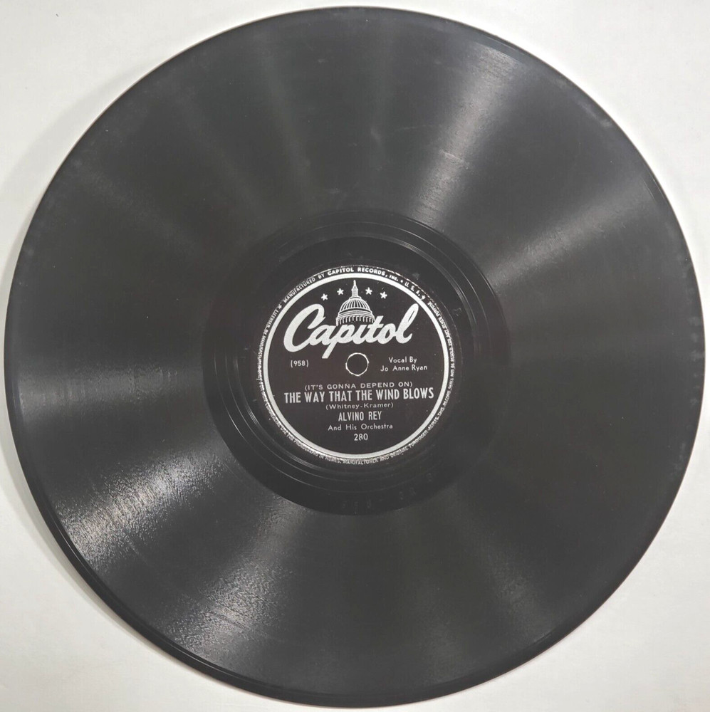Alvino Rey 1947 VG 78 RPM 10 inch Capitol 280 The Way That The Wind Blows