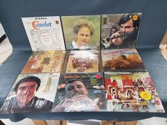 20 VTG 12″ LPs Open Shrink Resellers Lot Mixed Genres + Years EX-VG