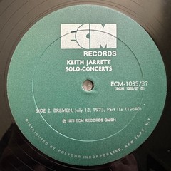 Keith Jarrett Solo Concerts Vinyl 3LP Box Set With Booklet 1973 ECM Records Jazz