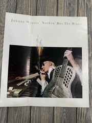 Johnny Winter Nothin But The Blues Album Promo Poster 12″x12″ Blue Sky Records