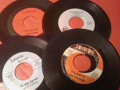 Faux Snakeskin 45 RPM CASE & (50) 1950’s-60’s Doo Wop R & B 45’s See Photos