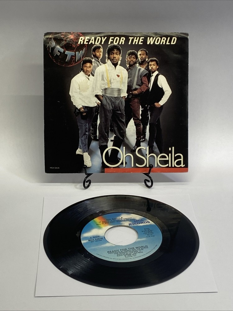 Ready For The World Oh Sheila 7″ 1985 Vinyl Single 45rpm MCA Record MCA-52636