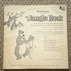 Disneyland The Jungle Book 1967 ST-3948 12″ Vinyl LP 33RPM Mono w/Book