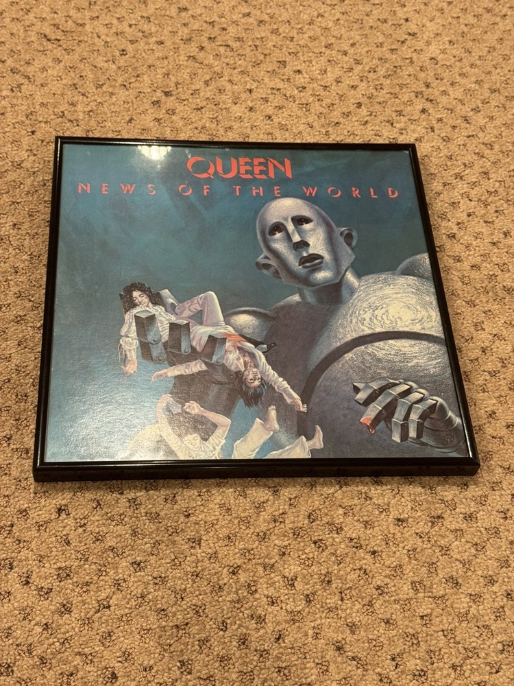 Queen News of the World 1977 Elektra 6E-112 Rock Vinyl LP Record Album NM-
