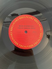 Blue Oyster Cult – Fire of Unknown Origin 1981 LP Record VG+