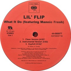 LIL’ FLIP You’z A Trick 2006 US 12″ Single ORIG 2000s Columbia 44-680977 VG/VG