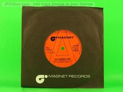THE TONICS ALL SUMMER LONG (DEMO) (155) 2 Track 7″Single Company Sleeve MAGNET