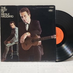 The Best of Merle Haggard LP Capitol 1972 VG+ Vinyl Orange Label Reissue Unipac