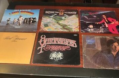 Lot 32 – Six Rock / Pop albums -60’s, 70’s, 80’s-used – Rod Stewart, Boz Scaggs