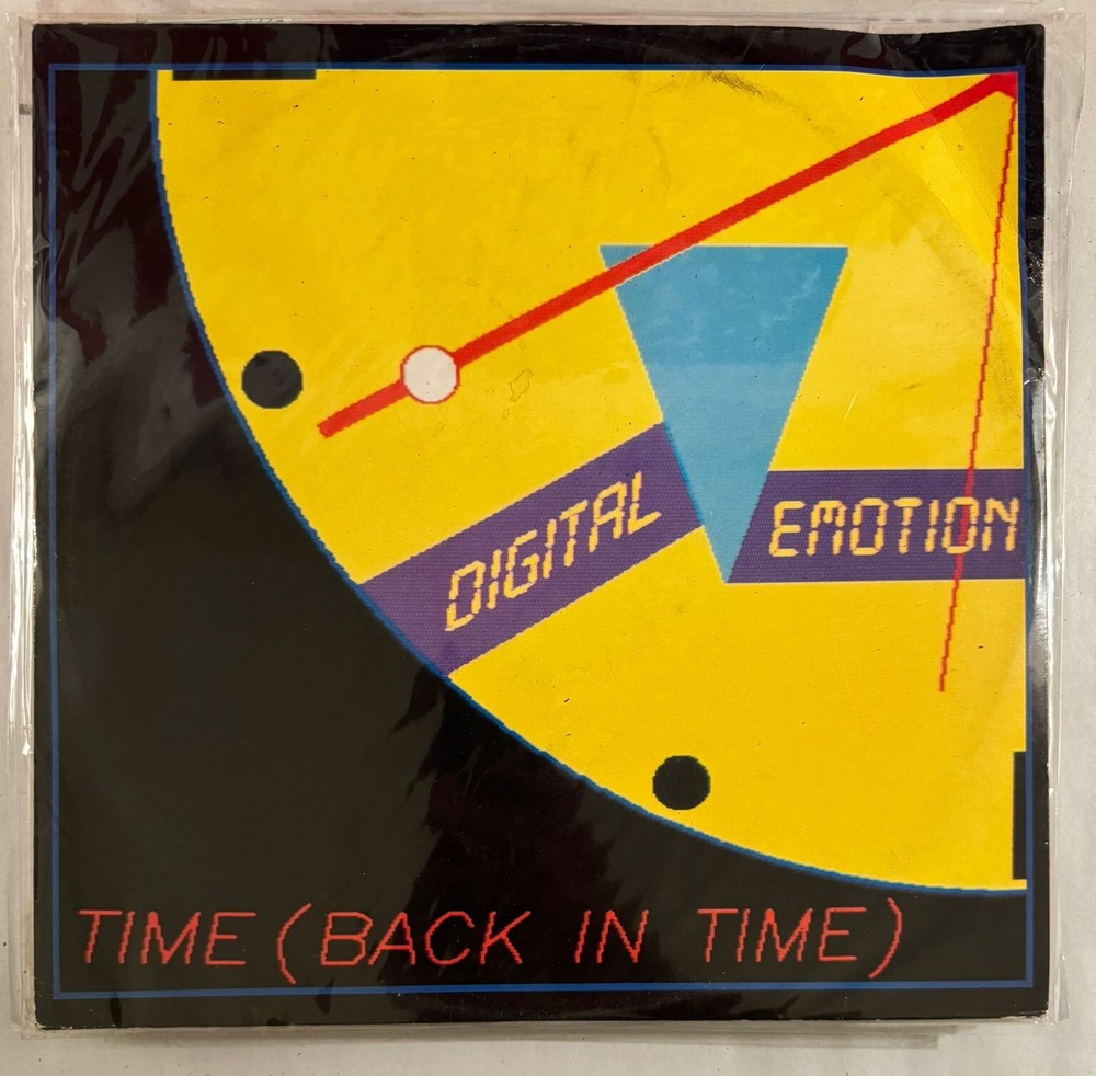 DIGITAL EMOTION – TIME (BACK IN TIME) – VINYL EP BLACK – VG+ – A20