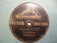 1909 VIENNA QUARTET Otto Krist CELLO Jacques Grünberg Piano Glow Worm_ VIC 16503