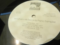 Windham Hill Records Piano Sampler (1985) Vinyl LP WH-1040; Near Mint