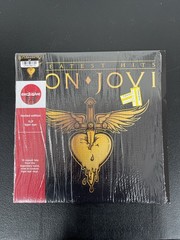 Bon Jovi – Greatest Hits LE Tiger Eye Vinyl USED NOT TESTED