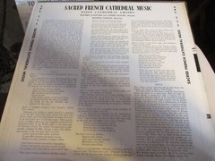 1955 DIJON CATHEDRAL CHOIR Sacred French Music LP Period SPL711 Christian NM