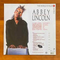 Abbey Lincoln The World Is Falling Down Vinyl 1990 France Charlie Haden Jazz