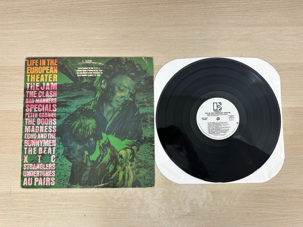 Life In The European Theater: 1982 USA PROMO Vinyl LP: Clash/Jam/XTC/Bad Manners