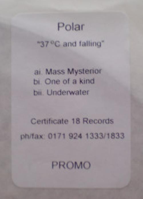Polar – 37°C And Falling (2×12″, Album, Promo, W/Lbl) (Very Good (VG)) – 424020
