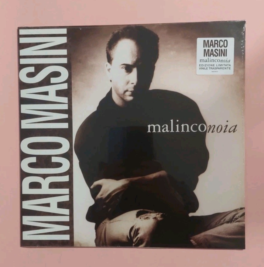 MARCO MASINI MALINCONOIA LP VINYL ALBUM EDIZIONE LIMITATA VINILE TRASPARENTE NEW