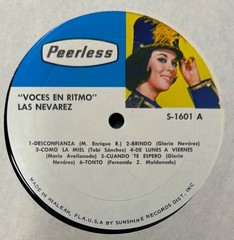 Las Nevarez ‎– Voces En Ritmo (LP, 1971?) Latin Pop Rock Mexico Peerless