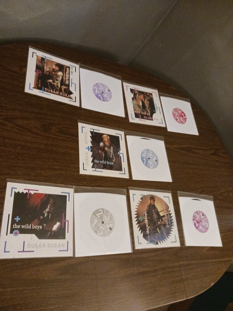Complete Set Duran Duran The Wild Boys Andy taylor john roger simon le bon nick