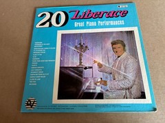 Liberace 20 Great Piano Performances Instrumental Piano VINYL 75 AVI Records LP