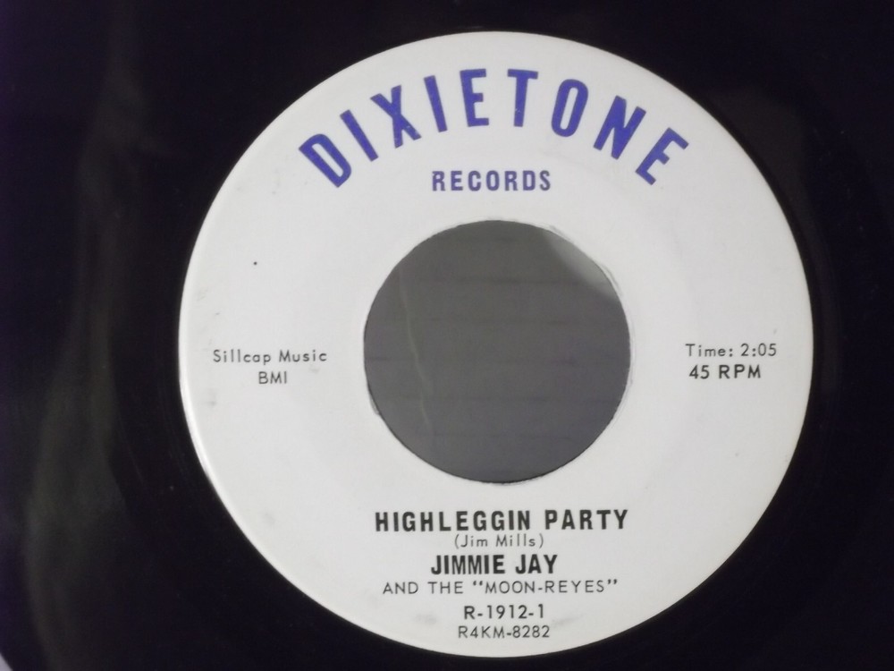 Jimmie Jay&Moon-Reyes,Dixie.1912″Highleggin Party”US,7″45,Rockabilly,Stamped #sM