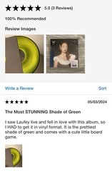 Laufey Bewitched The Goddess Transparent Green Colored Vinyl 2XLP New Seal