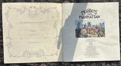 Vintage Story of Bambi Chipmunks Muppets Manhattan Record & Book Set Lot of 3