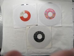 Record lot 45 rpm VG+/NM- 100+ vinyl w/ sleeves pop rock 50s/60s FREE SHIP 5M