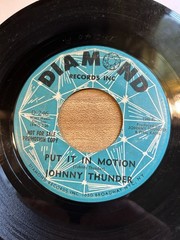 JOHNNY THUNDER “GROOVY TWO SHOES” 45 RPM -’68 FUNK/SOUL DIAMOND PROMO 246 EX!