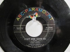 💥 ‘ PAUL ANKA ‘ HIT 45 + PICTURE [ PUT YOUR HEAD ON MY SHOULDER ] 1959 ! 💥