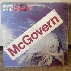 Johnny Winter Second Winter VG+ ORIG 2LP with George McGovern Sticker on Back!