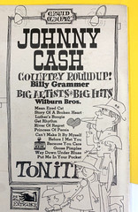 JOHNNY CASH Country Round-Up WILBURN BROS. BILLY GRAMMER LP *STILL SEALED* AC 67