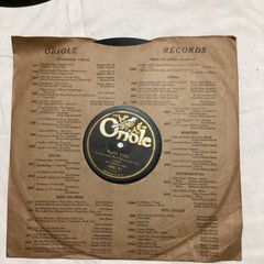 Oriole Records Lot of 4 10″ 78 RPM Shellac Singles w/ Paper Sleeve