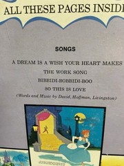 Walt Disney’s Cinderella, The Story & The Songs. Disneyland ST 3908 LP Record