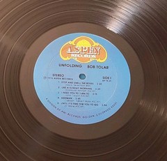 Bob Tolar LP Unfolding 1976 Aspen Records AP 15 01 vg+