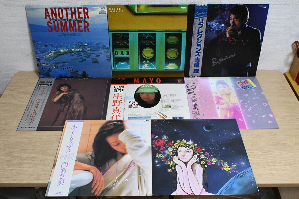 A157 Japanese City Pop LP Vinyl Lot (8) obi – Asami Kado,Kiyotaka Sugiyama