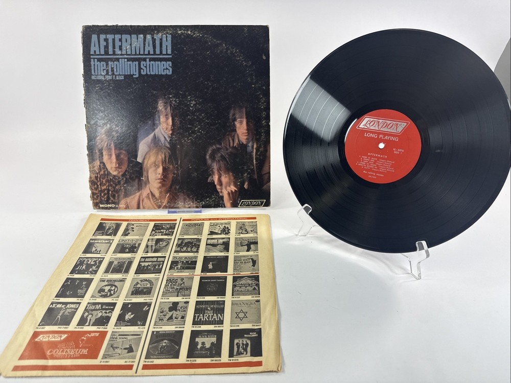 The Rolling Stones Aftermath Vinyl 1966 First Pressing Mono -1B LL-3476 VG