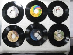 record lot 45 rpm VG+/NM- 125 vinyl NO sleeves pop hits 70s/80s FREE SHIP 5Q