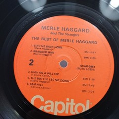 The Best of Merle Haggard LP Capitol 1972 VG+ Vinyl Orange Label Reissue Unipac