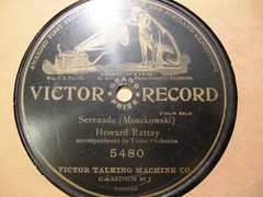 1908 Howard Rattay VIOLIN Moszkowski Serenade VICTOR GRAND PRIZE 5480 _