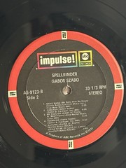 Gabor Szabo Spellbinder LP Impulse AS 9123 VG+ VG+ Ultrasonic Cleaned Gatefold J