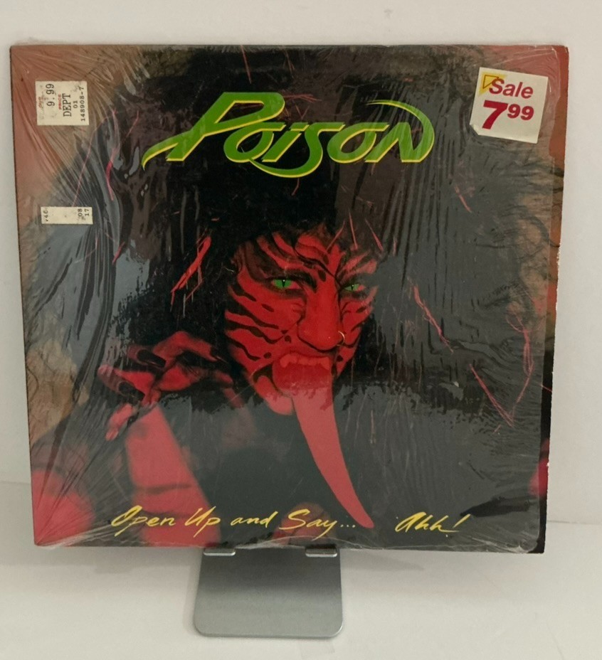 Poison Open Up And Say …Ahh! Vinyl LP Capitol Records 1988 VG+