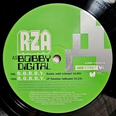 1998 – RZA AS BOBBY DIGITAL – B.O.B.B.Y. / HOLOCAUST – OG PRESS – WU-TANG CLAN