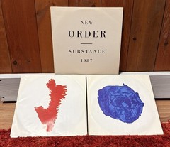 New Order – Substance Vinyl 2 LP OG 1987 1st Press Qwest Records ‎– 9-25621