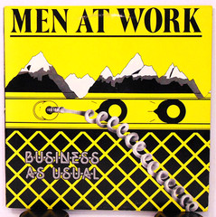 Men At Work – Business As Usual 1982 Columbia Pop Rock Vinyl LP Record Album