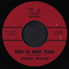 JOHNNY WINTER: thats what love does / shed so many tears FROLIC 7″ Single 45 RPM