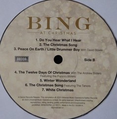 Bing Crosby/LSO At Christmas | Limited Edition Gold Speckle Vinyl | Holiday LP